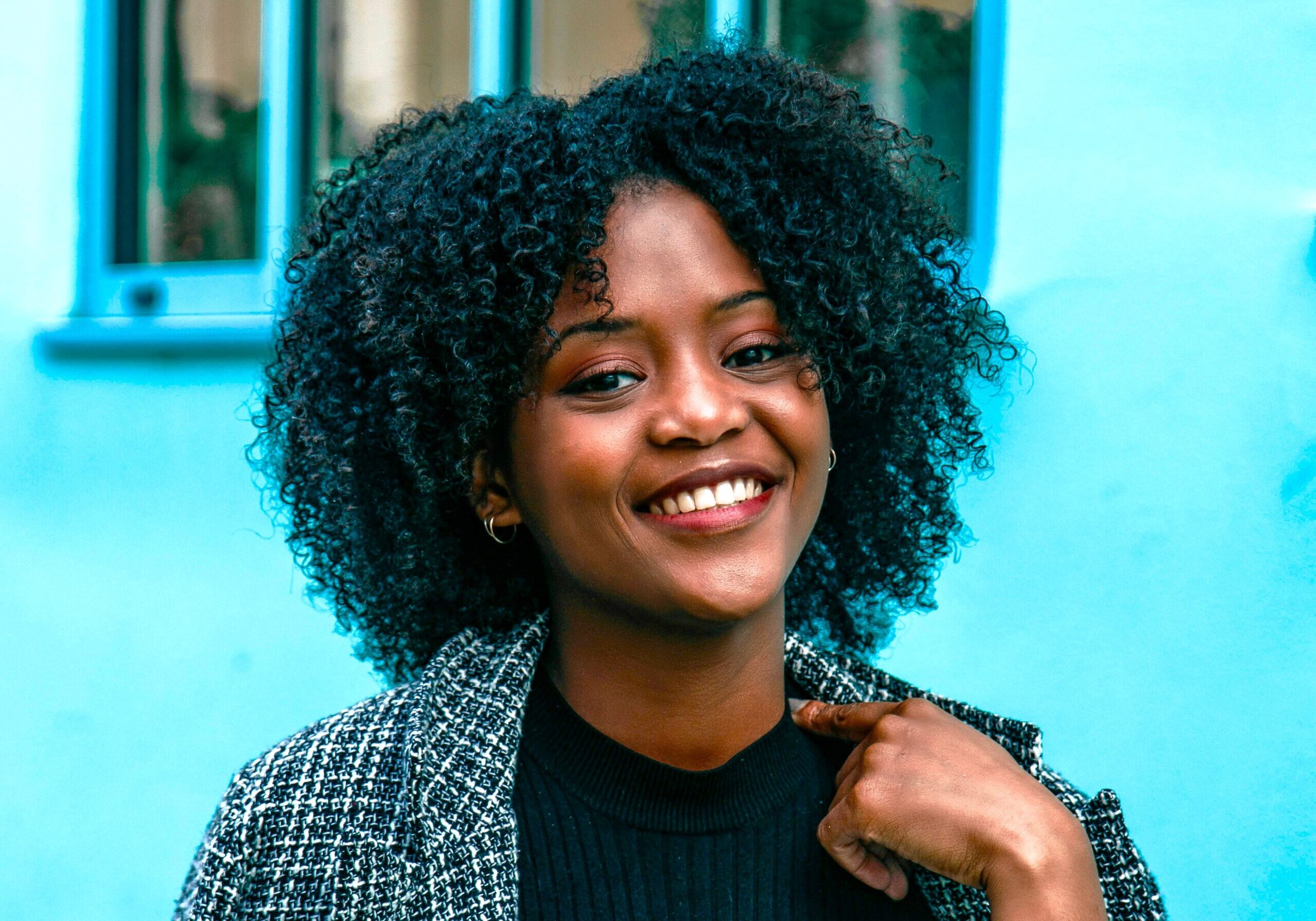 Image of a woman smiling