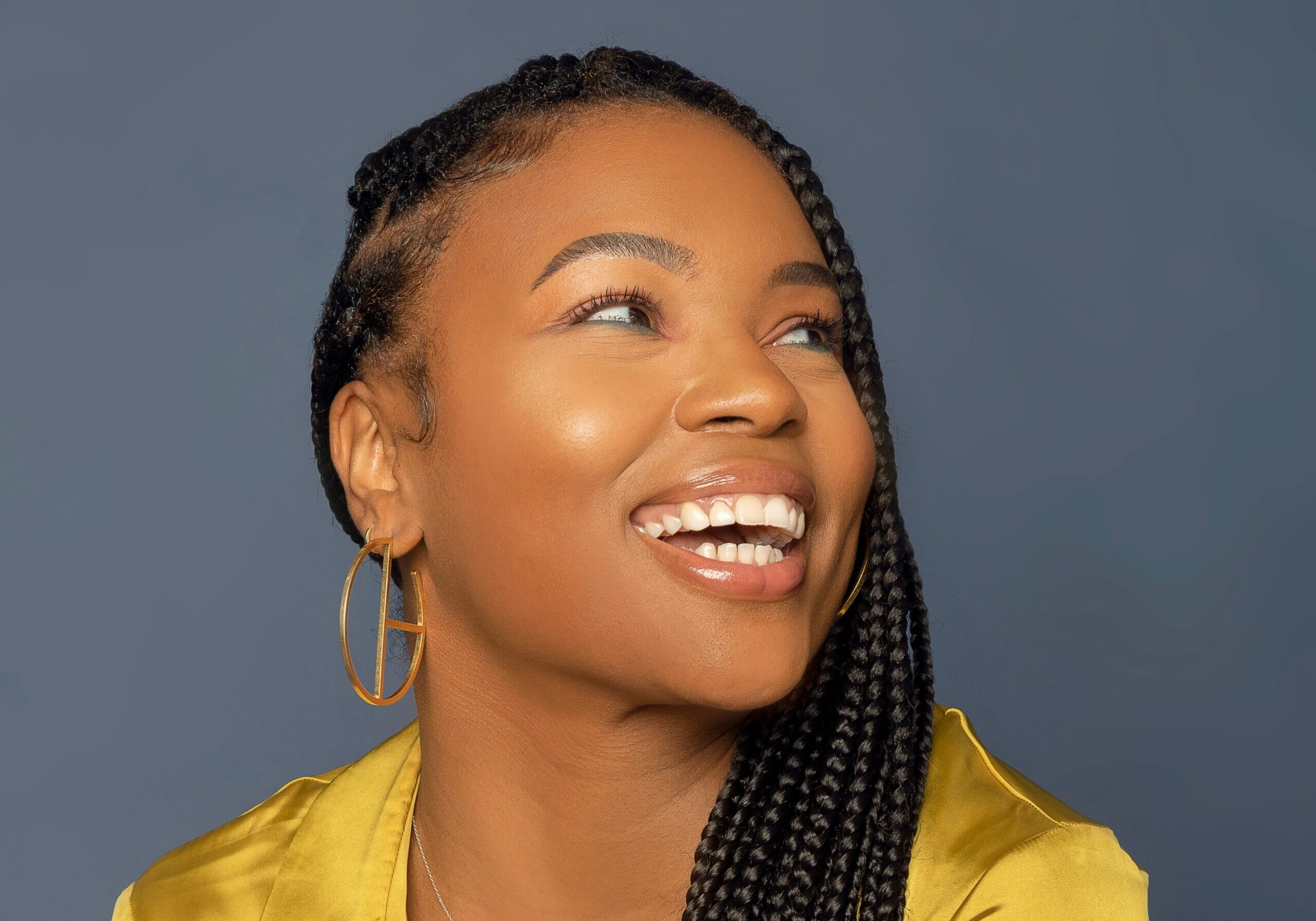 Image of a woman smiling.